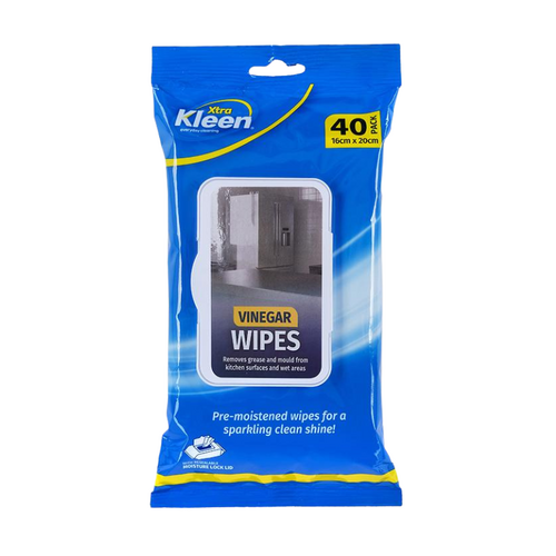Vinegar Wipes 16cm x 20cm - 40pk