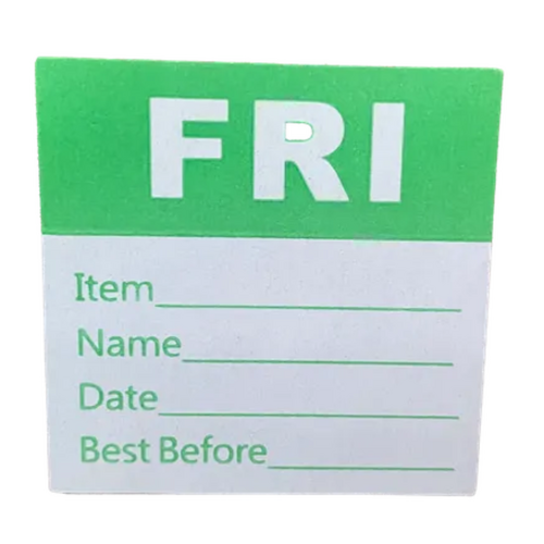 Day Labels Friday x 500