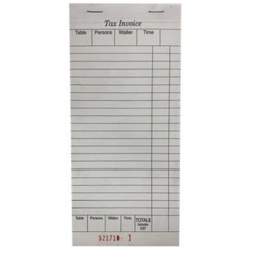Ordering book large triplicate carbon less X 50