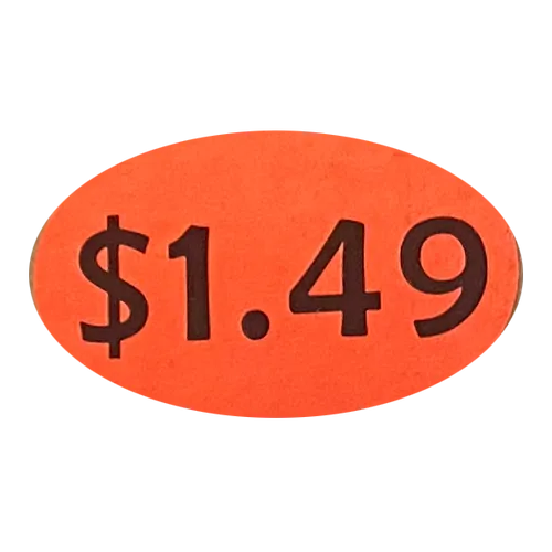 Price Stickers $1.49 x 1000