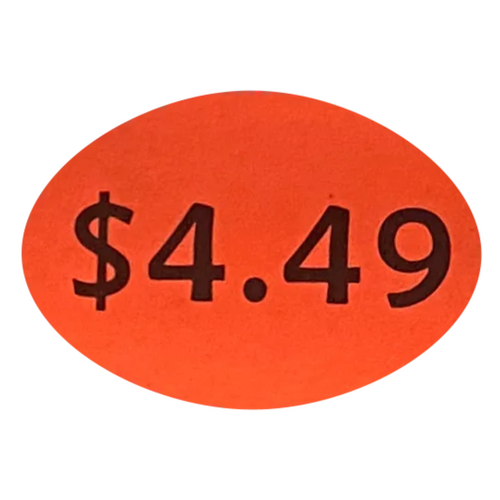 Price Stickers $4.49 x 1000