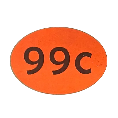 Price Stickers $0.99c x 1000