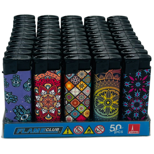 Flame Club Lighter Windproof LIG8B X 50