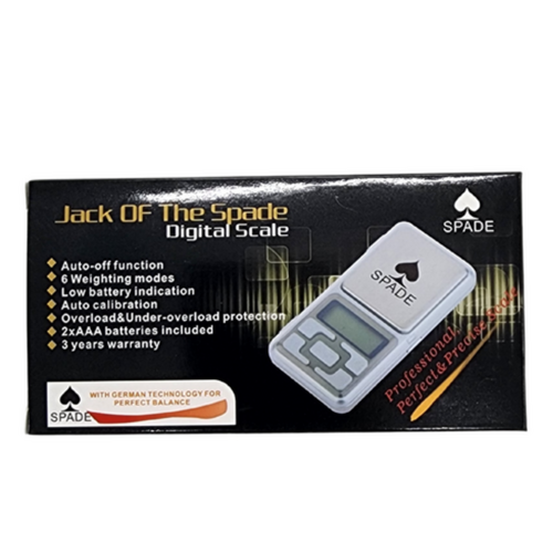 Jack Of The Spade Scale 0.01 to 100GM