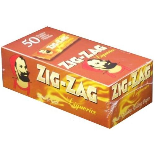 Zig Zag Paper Liquorise x 50