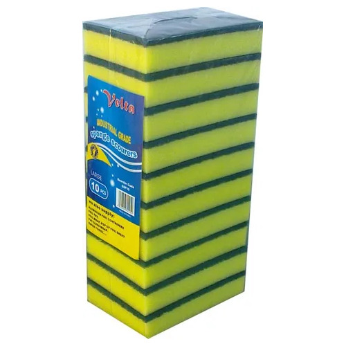 Sponge Scourer 15x10cm x 10